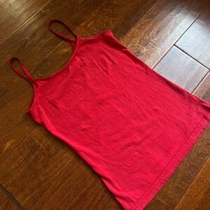 Arizona Jean Company Red Fitted Sleeveless Camisole